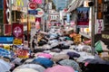 Rainy day in Tokyo, Japan, Harajuku district