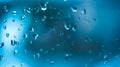 rainy days ,rain drops on the window surface. Royalty Free Stock Photo