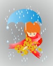Rainy girl,