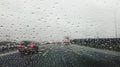 Rainy highway