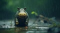 Rainy Lagoon: A Narrative-driven Visual Storytelling With A Small Toy Hippo