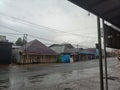 rainy morning atmosphere in samarinda city