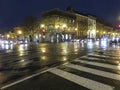 Rainy Night in Georgetown of Washington DC