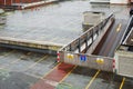 Rainy Parking Garage Roof Deck