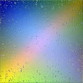 Rainy rainbow glass pattern