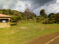 Rainy season looks of Mount Elgon in Africa.