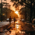 A beautiful environment of the world during rainy season