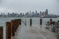 Rainy Seattle Skyliine Royalty Free Stock Photo