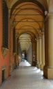 Rainy or snowy, sunny or windy days: with its almost 40 kilometres of porticos or arches, Royalty Free Stock Photo