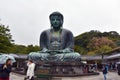 Rainy and stormy day at Buddha of Kamakura