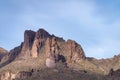 Rainy Weather in the Central Arizona Desert, America, USA. Royalty Free Stock Photo