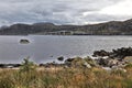 Rainy weather in Runde, Norway