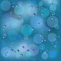 Rainy Window Background Vector image Royalty Free Stock Photo