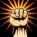 Raised Fist Symbol