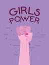 Girls power card