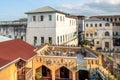 Raised Pool Deck of the Mizingani Seafront Hotel in Stone Town, Zanzibar