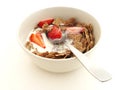 Raisin bran cereal Royalty Free Stock Photo