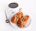 Raisin Buns and Coffee