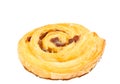 Raisin Danish Baked. Royalty Free Stock Photo