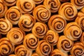 Raisin Roll, Snail Raisin Pastry, Sweet Cinnamon Bun, Danish Bakery, Swirl Pastries, Many Christmas Royalty Free Stock Photo