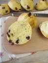 Raisin rolls for breakfast Royalty Free Stock Photo