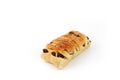 Raisin sweet Soft Bread with White Sesame Focus Selection Royalty Free Stock Photo