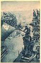 Raising a Flag over the Reichstag, a photograph taken during the Battle of Berlin on 2 May 1945