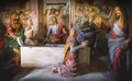 Raising of Lazarus biblical scene representation presepe