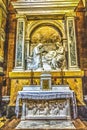 Raising Lazarus Statue Hospital Hotel -Dieu Chapel Basilica Lyon France Royalty Free Stock Photo