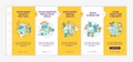 Raising mentally strong child yellow onboarding template