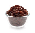 Raisins in a bowl
