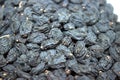 Raisins grapes greengrapes seeds black grapes Royalty Free Stock Photo