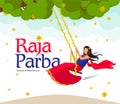 Happy Raja Parba, also known as Mithuna Sankranti