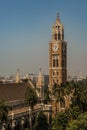 Rajabai tower from Watson Hotel now esplanade court or mansion Mumbai