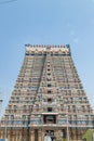 The Rajagopuram, or main gateway, to the Sri Ranganatha Swamy temple at Tiruchirappalli