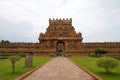 Rajarajan Tiruvasal, Third entrance gopura, Brihadisvara Temple, Tanjore, Tamil Nadu Royalty Free Stock Photo