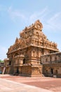 Rajarajan Tiruvasal, Third entrance gopura, Brihadisvara Temple, Tanjore, Tamil Nadu Royalty Free Stock Photo