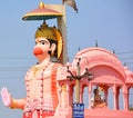 View of giant statue of Hanuman