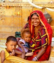 Rajasthan women with children