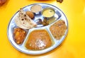 Rajasthani Food thali Royalty Free Stock Photo