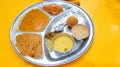 Rajasthani Food thali Royalty Free Stock Photo