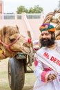 Rajasthani man and camel