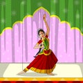 Rajasthani Puppet doing Bharatanatyam classical dance of Tamil Nadu, India