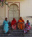 Rajasthani women on steps