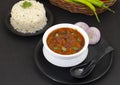 Rajma Chawal or Rajma Jeera Chawal Rice is a Traditional North Indian Food Royalty Free Stock Photo