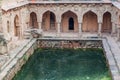 Rajon Ki Baoli step well in the Mehrauli Archaeological Park in Delhi, Ind Royalty Free Stock Photo