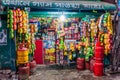 RAJSHAHI, BANGLADESH - NOVEMBER 9, 2016: Small food store in Rajshahi, Banglade