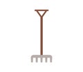 Rake icon illustrated in vector on white background