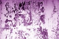 ÃÂ¡raked weathered cement wall texture in purple tone Royalty Free Stock Photo