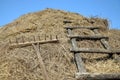 Rakes and stairs to the haystack